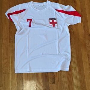 David Beckham England T-Shirt Jersey - Like. New - Size L